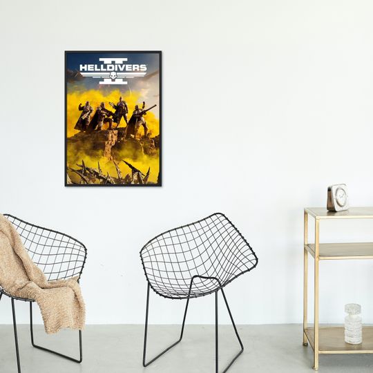 HellDivers 2 Poster, Gaming Posters, Badass Poster, Super Earth Poster