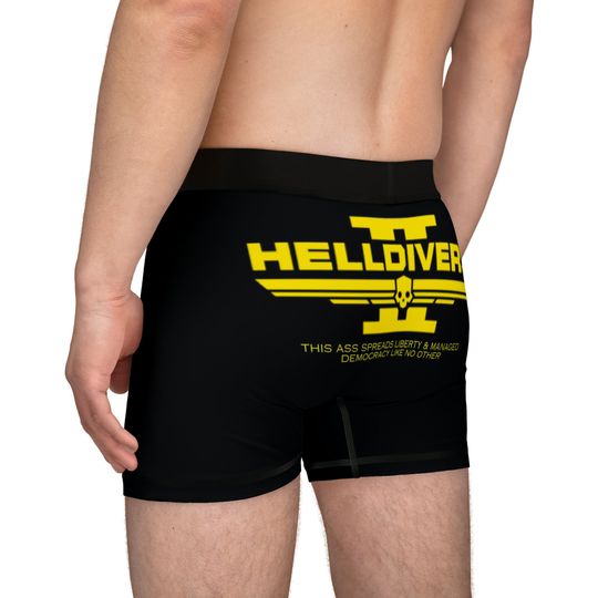 Helldivers Men's Boxers, Funny Helldivers 2 Underwear