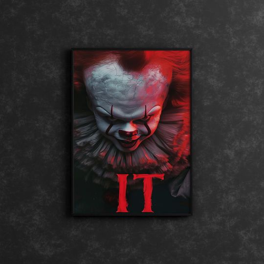 IT Poster, Pennywise Poster, Wall Decor