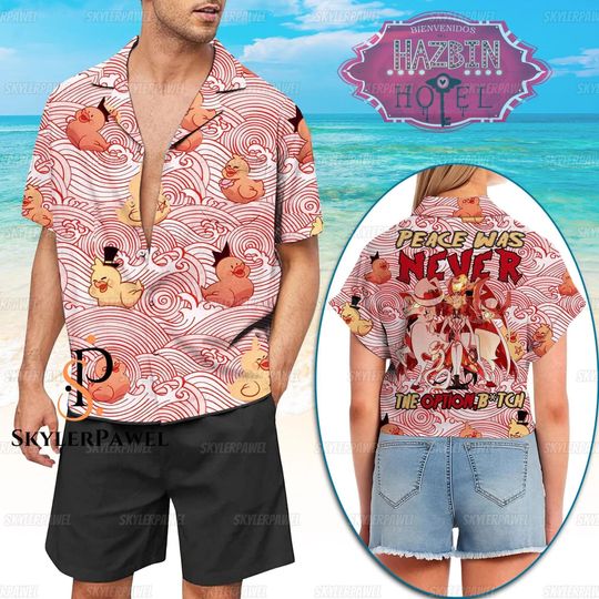 Lucifer Hazbin Hawaiian Shirt, Hazbin Hotel Shirt