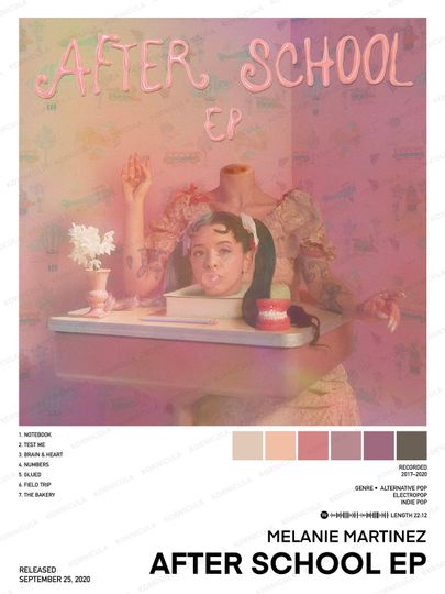 After School EP Poster Melanie Martinez
