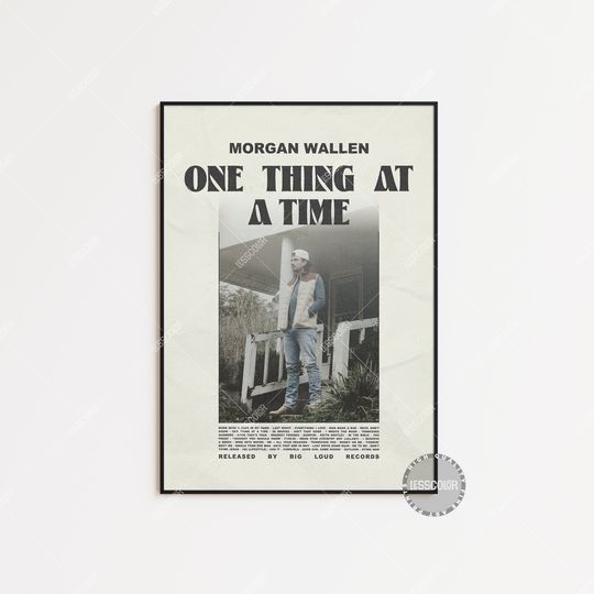 Wallen Western Posters / One Thing at a Time Poster