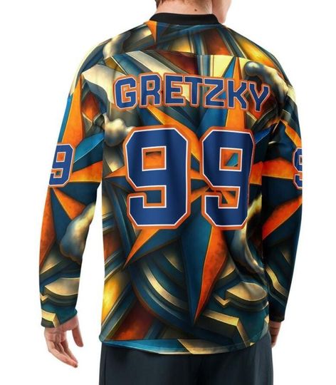 Wayne Gretzky Inspired Men's Hockey Jersey