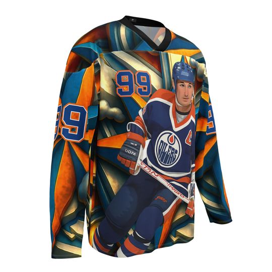 Wayne Gretzky Inspired Men's Hockey Jersey