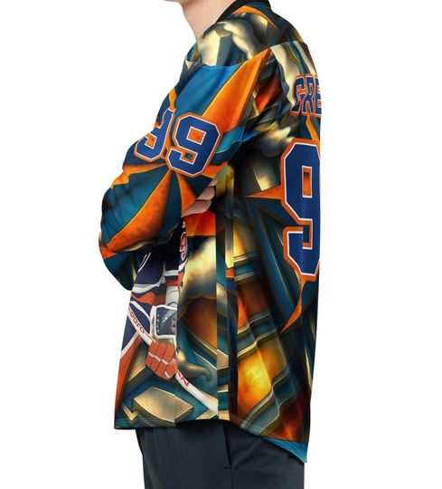 Wayne Gretzky Inspired Men's Hockey Jersey