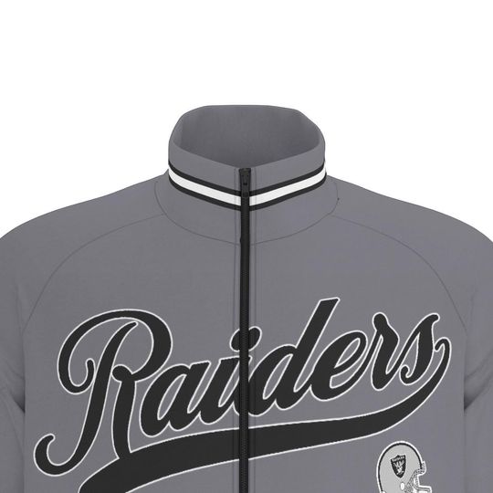 Raiders  Raglan-Sleeve Stand Collar Jacket