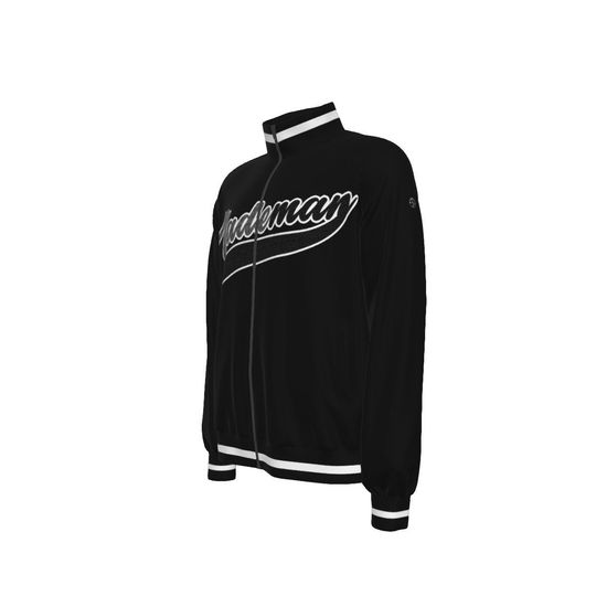 MADEMAN BLK|WHTE Raglan-Sleeve Stand Collar Jacket