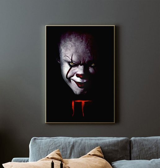 IT Poster, Pennywise Poster, Wall Decor