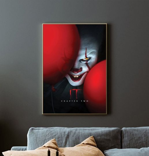 IT Poster, Pennywise Poster, Wall Decor