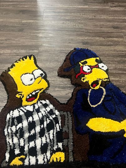 Custom Simpsons X Friday Craig & Smokey Rug