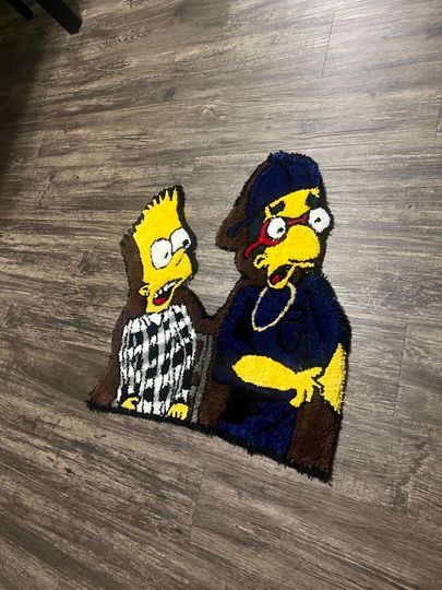 Custom Simpsons X Friday Craig & Smokey Rug