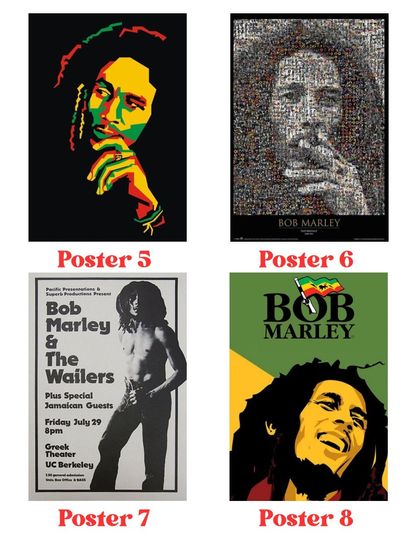 Bob Marley One Love 2024 Poster, Bob Marley Poster