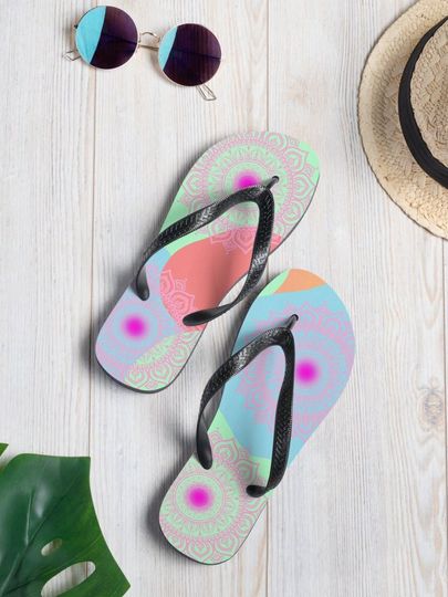 Flip Flops | Toe separators | watercolor flip flops | Bridal Shower Flip Flops | Clip Art Flip Flop