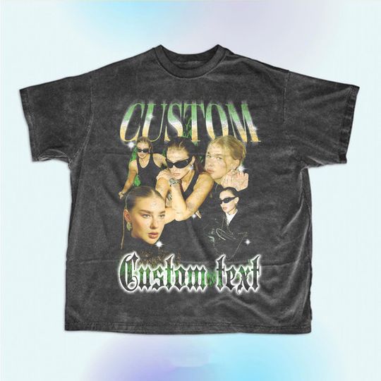 Personalized Bootleg Shirt, Custom Photo Shirt