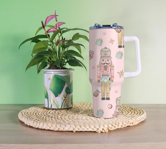 Custom Name Text Tumbler Personalized Christmas Nutcracker Tumbler Nutcracker Tumbler Christmas Gift Christmas Nutcracker Gift