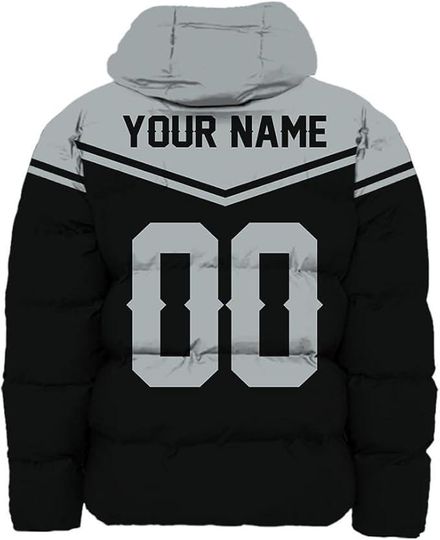 Las Vegas City Football Personalized Puffer Jacket