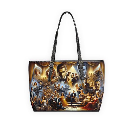 Silver Screen Legends-PU Leather Shoulder Bag
