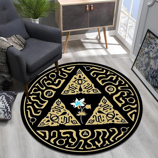 Legend of Zelda Rug: Round Gamer Carpet