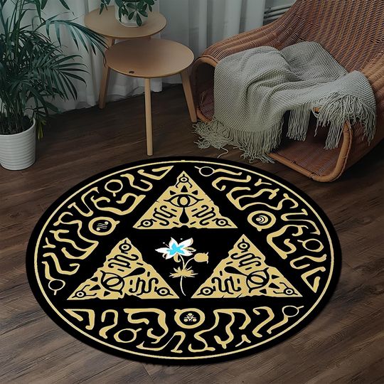 Legend of Zelda Rug: Round Gamer Carpet