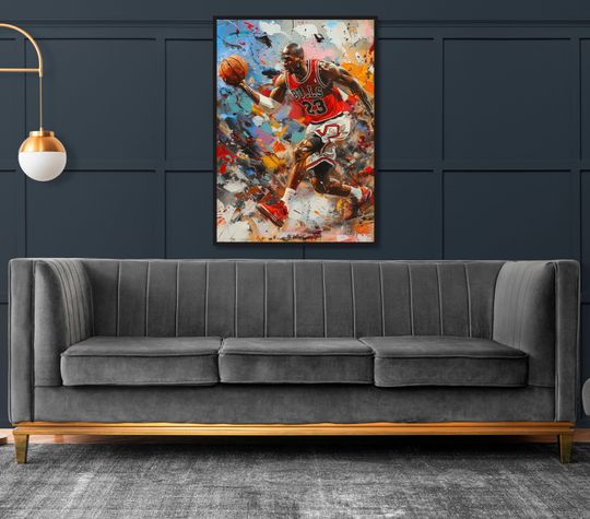 Michael Jordan Motivational Basketball Wall Art Poster