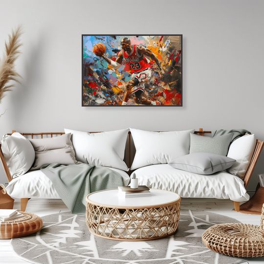 Michael Jordan Motivational Basketball Wall Art Poster