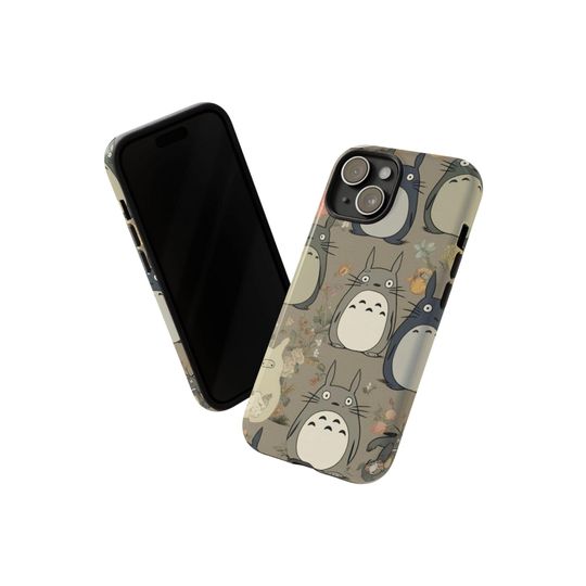 Custom Kawaii Anime Studio Ghibli Phone Case iPhone 16 Pro 15 13 8 Plus Samsung S25 Ultra S24 S23 S10 Case