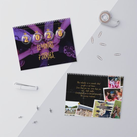 BTS Through the Eras 2026 Calendar