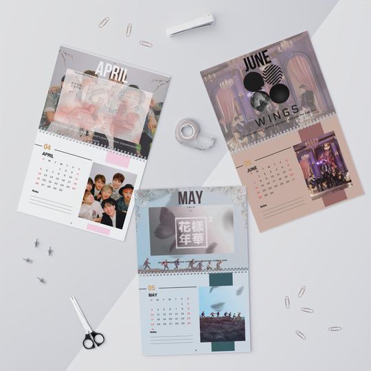 BTS Through the Eras 2026 Calendar