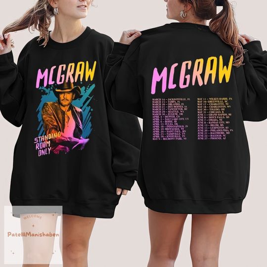 Tim McGraw 2024 Tour Standing Room Only Shirt