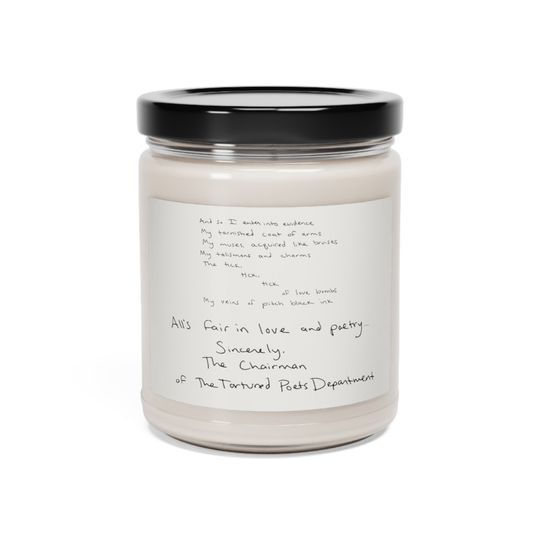 TTPD Candle, The Tortured Poets Department Candle