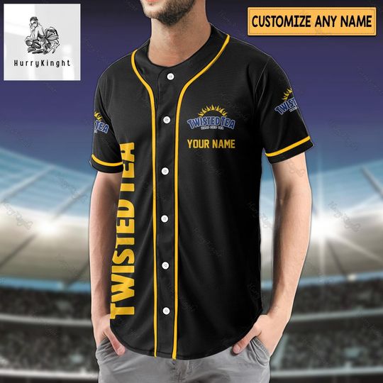 Custom Twisted Tea Shirt, Twisted Tea Baseball Jersey, Twisted Tea Jersey, Twisted Tea Baseball Shirt, Twisted Tea Baseball Uniform