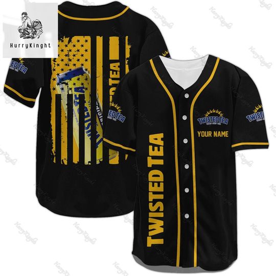 Custom Twisted Tea Shirt, Twisted Tea Baseball Jersey, Twisted Tea Jersey, Twisted Tea Baseball Shirt, Twisted Tea Baseball Uniform
