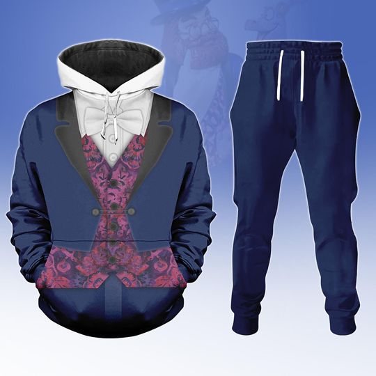 Dreamfinder Halloween Cosplay Hoodies Joggers, Disney Epcot Sweatshirt