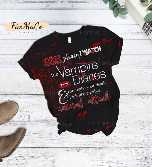 Personalized Vampire Diaries Short Pajama Sets, Vampire Diaries Merch