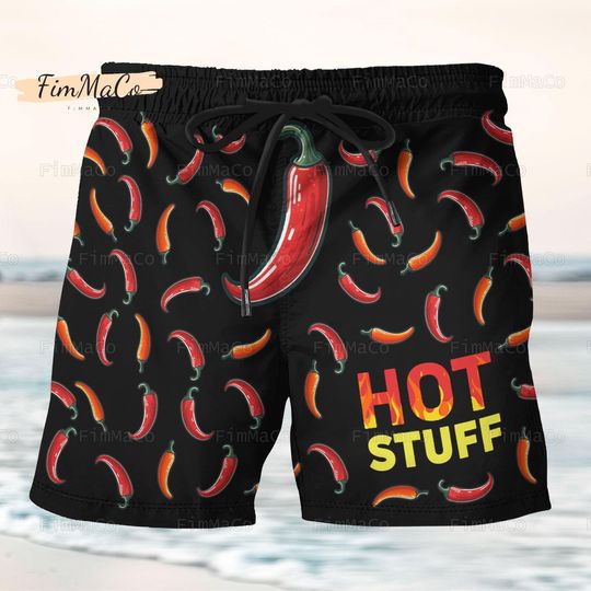 Hot Chilli Shorts, Chilli Lips Shorts, Chilli Summer Pants