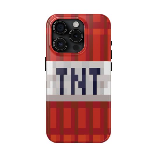 TNT Block iPhone Tough Case Inspired by Minecraft