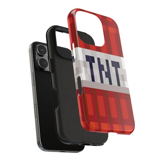 TNT Block iPhone Tough Case Inspired by Minecraft