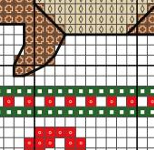 Classic Winnie-the-Pooh Stocking Cross Stitch Pattern: Christmas with Friends