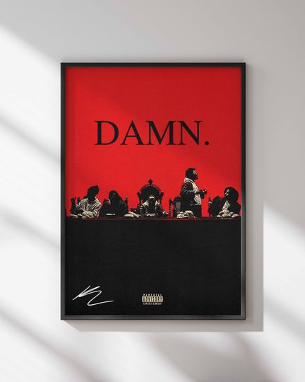 Kendrick Lamar DAMN. Posters | Home Decor | Wall Decor