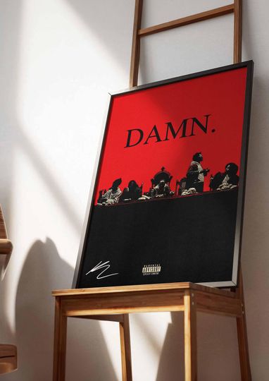 Kendrick Lamar DAMN. Posters | Home Decor | Wall Decor