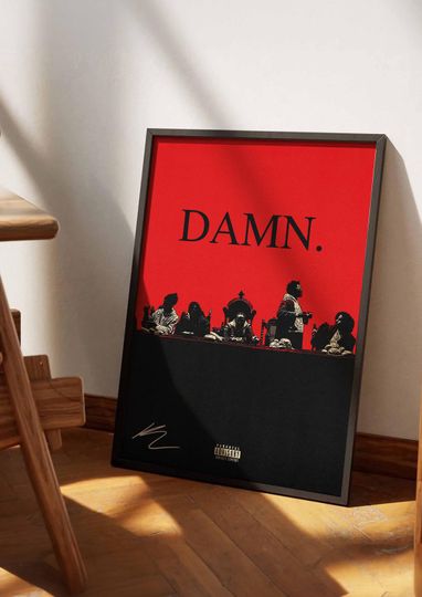 Kendrick Lamar DAMN. Posters | Home Decor | Wall Decor