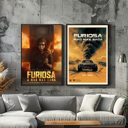 Furiosa Mad max saga posters, Movie Poster