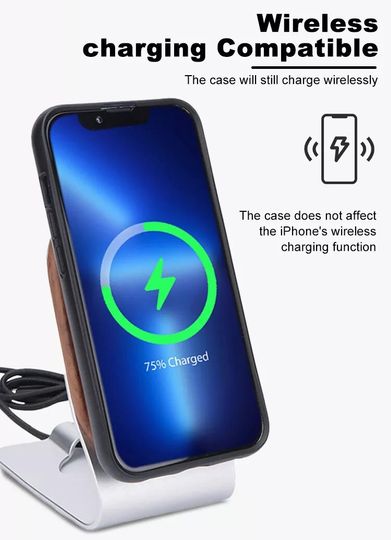 OTTOPRO Premium Cherry Wood Case -   Tempered Glass
