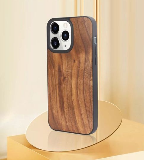 OTTOPRO Premium Cherry Wood Case -   Tempered Glass