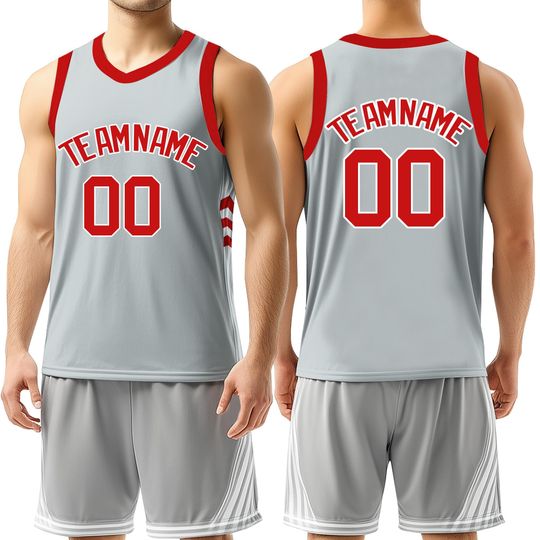 Custom Crew Neck 3D-Printed Basketball Jersey - Personalized Sportswear, Breathable Mesh, Customizable for Team, Individual High Performance