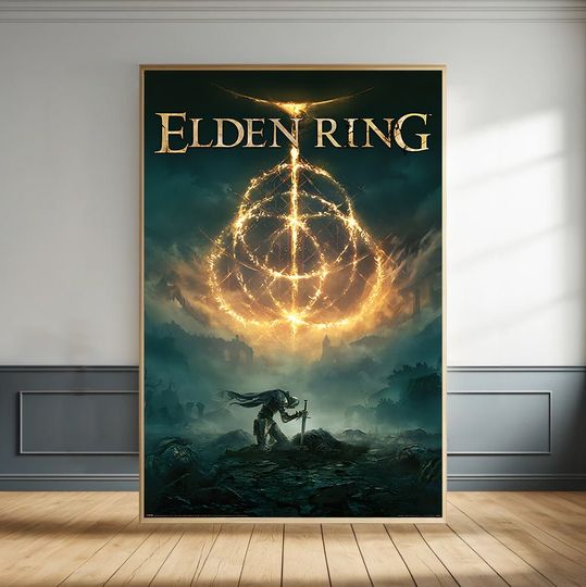 Elden Ring Poster |  Video game poster | Gaming Poster | Elden ring print | Malenia blade of Miquella | Game room decor