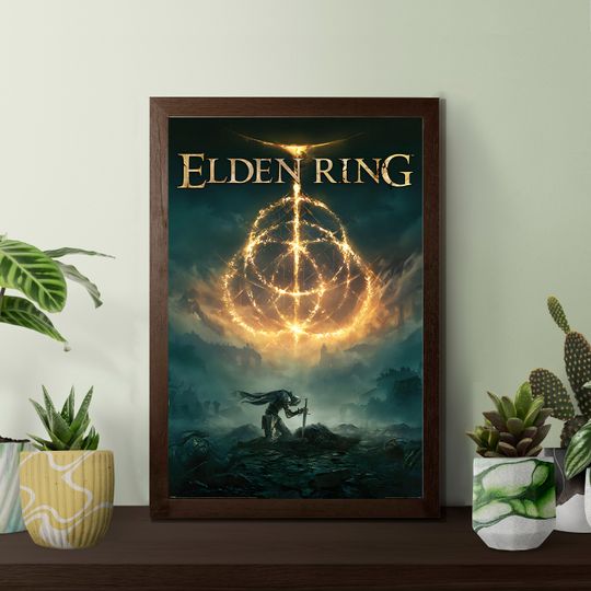 Elden Ring Poster |  Video game poster | Gaming Poster | Elden ring print | Malenia blade of Miquella | Game room decor