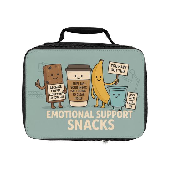 Insulated Lunch Bag with Fun Design for Snacks