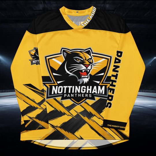 Nottingham Panthers EIHL Team, Fan Made, Ice Hockey Jersey