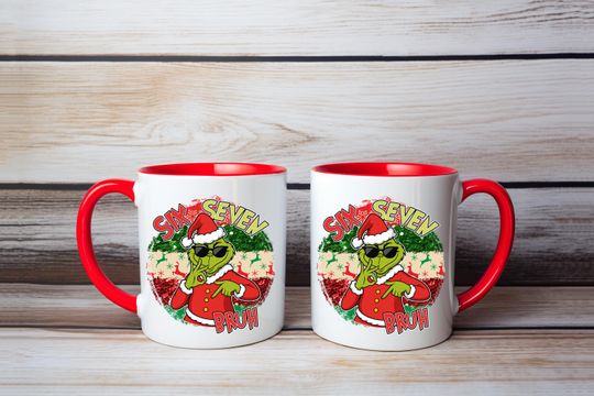 Holiday Coffee Mug: Funny 67 Meme funny character Hand (Ceramic, Dishwasher Safe)